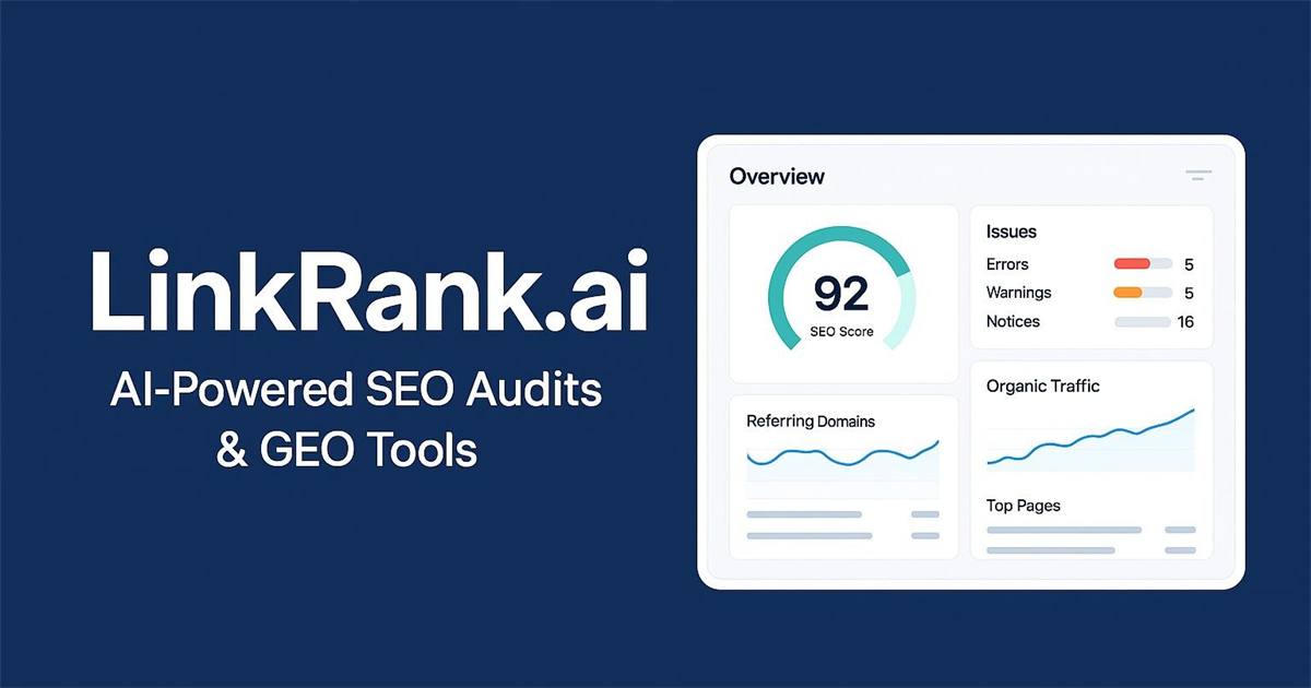 Instant Seo Free SEO Audit Tool | Instant Technical SEO Analyzer | LinkRank.ai